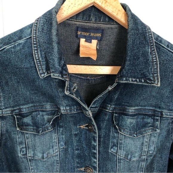 Armour Jeans Boho Coastal Cowgirl Denim Shirt Dress Medium - Picture 3 of 7